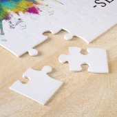 Seoul South Korea Skyline Legpuzzel (Zijkant)