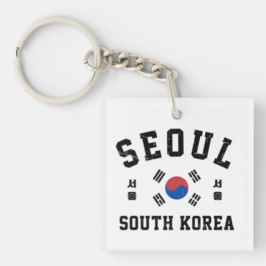Seoul South Korea Sleutelhanger (Voorkant)