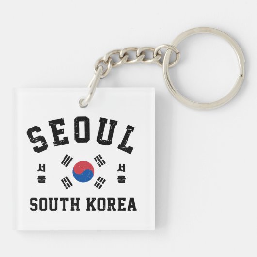 Seoul South Korea  Sleutelhanger (Achterkant)