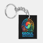 Seoul South Korea Sleutelhanger (Voorkant Links)