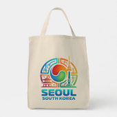 Seoul South Korea Tote Bag (Achterkant)