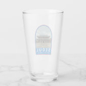 Seoul South Korea Travel Art  Glas (Achterkant)