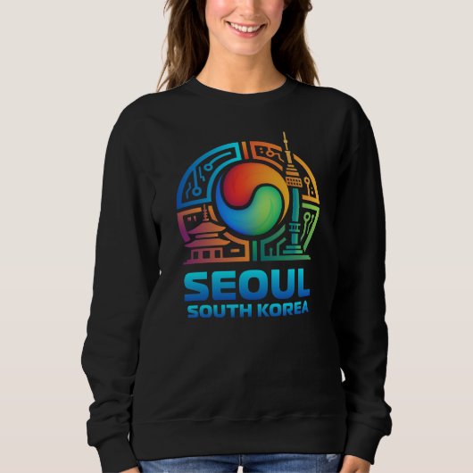 Seoul South Korea Trui (Voorkant)