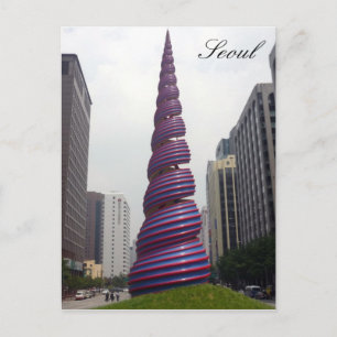 seoul spring art briefkaart