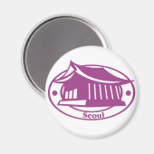 Seoul Stamp Magneet (Voorkant / Achterkant)