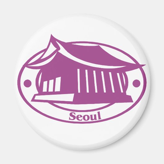 Seoul Stamp Magneet (Voorkant)