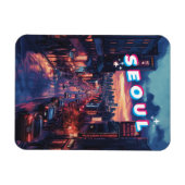 Seoul Sunset: een levendige stadsreis Magneet (Horizontaal)