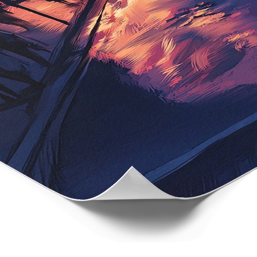 Seoul Sunset: een levendige stadsreis Poster (Hoek)