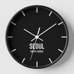 Seoul Time Zone Newsroom Muur Klok