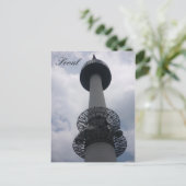 seoul tower briefkaart (Staand voorkant)