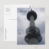 seoul tower briefkaart (Voorkant / Achterkant)