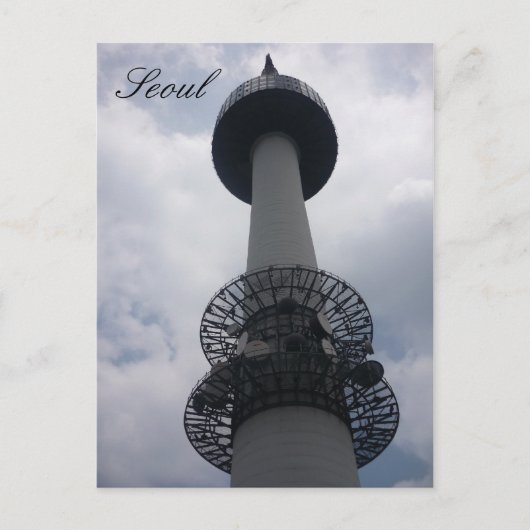 seoul tower briefkaart (Voorkant)