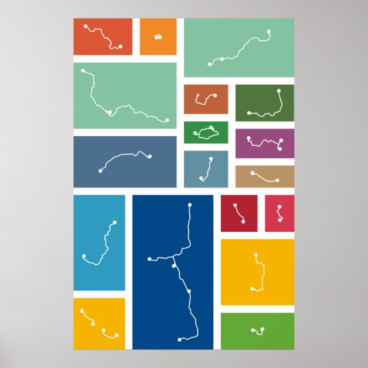 Seoul - Transit Palettes Poster (Voorkant)