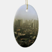 Seoul van de foto boven de stad keramisch ornament (Rechts)