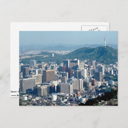 Seoul, Zuid-Korea Briefkaart (Voorkant / Achterkant)