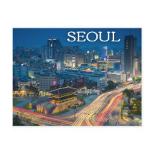 Seoul, Zuid-Korea Briefkaart