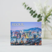 Seoul, Zuid-Korea Briefkaart (Staand voorkant)