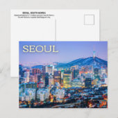 Seoul, Zuid-Korea Briefkaart (Voorkant / Achterkant)