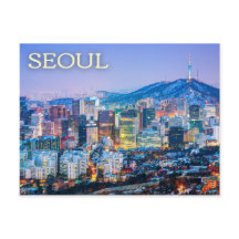 Seoul, Zuid-Korea Briefkaart