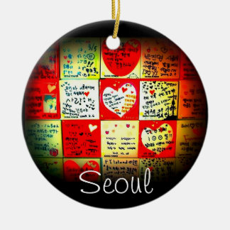 Seoul, Zuid-Korea kerstversiering Keramisch Ornament