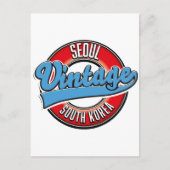 Seoul Zuid-Korea logo Briefkaart (Voorkant)