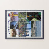 Seoul - Zuid-Korea - Mozaïek - Legpuzzel (Horizontaal)