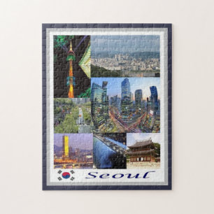 Seoul - Zuid-Korea - Mozaïek - Legpuzzel