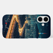 Seoul Zuid-Korea Night uitzicht Case-Mate iPhone Case (Achterkant (horizontaal))