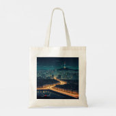 Seoul Zuid-Korea Night uitzicht Tote Bag (Achterkant)