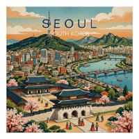 Seoul Zuid-Korea Reis Kunst Vintage