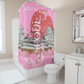 Seoul Zuid-Korea Reiskunst Douchegordijn (In situ)