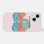 Seoul Zuid-Korea Reiskunst iPhone 15 Case (Achterkant horizontaal)
