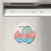 Seoul Zuid-Korea Reiskunst Magneet (Insitu (Vaatwasser))