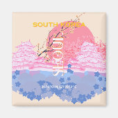 Seoul Zuid-Korea Reiskunst, Pastel Magneet (Voorkant)