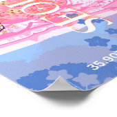 Seoul Zuid-Korea Reiskunst, Pastel Poster (Hoek)