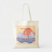 Seoul Zuid-Korea Reiskunst, Pastel Tote Bag (Voorkant)