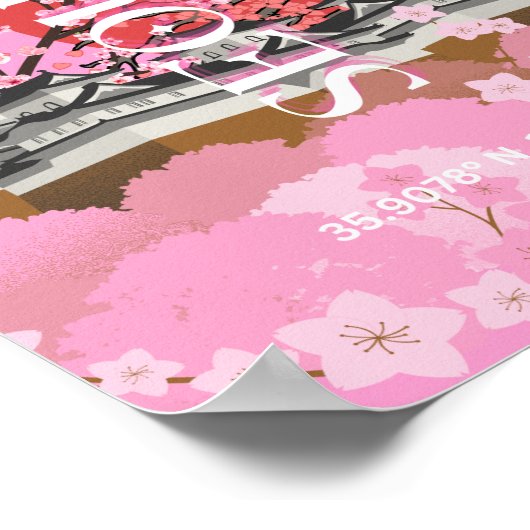 Seoul Zuid-Korea Reiskunst Poster (Hoek)