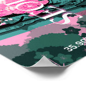 Seoul Zuid-Korea Reiskunst Poster (Hoek)