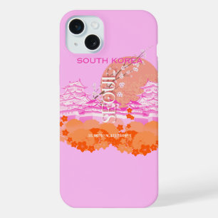Seoul Zuid-Korea Reiskunst, Roze iPhone 15 Plus Case