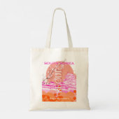 Seoul Zuid-Korea Reiskunst, Roze Tote Bag (Achterkant)