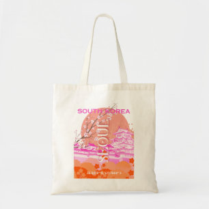 Seoul Zuid-Korea Reiskunst, Roze Tote Bag