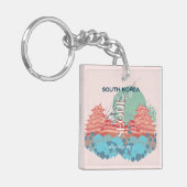 Seoul Zuid-Korea Reiskunst Sleutelhanger (Voorkant Links)