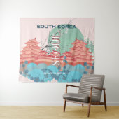 Seoul Zuid-Korea Reiskunst Wandkleed (In Situ (horizontaal))