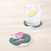 Seoul Zuid-Korea Reiskunst Zandsteen Onderzetter (Zijkant)