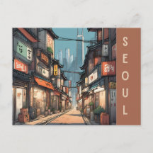  Seoul Zuid-Korea Reizen Aziatische Stadsstraat
