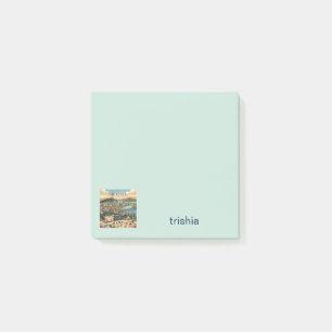 Seoul Zuid-Korea Reizen Kunst Vintage Personalis Post-it® Notes