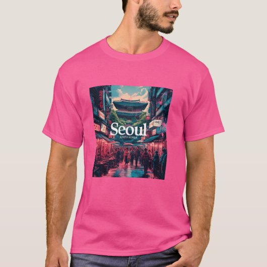 Seoul Zuid-Korea T-shirt (Voorkant)