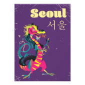 Seoul Zuid-Koreaanse reisposter Foto Afdruk (Voorkant)