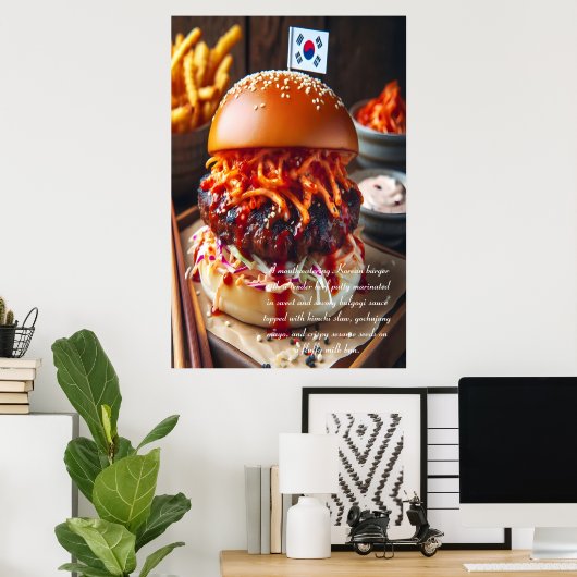 Seoulful Bulgogi Sensation 24x36 Poster (Thuiskantoor)