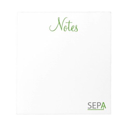 SEPA LOGO NOTITIEBLOK (Voorkant)
